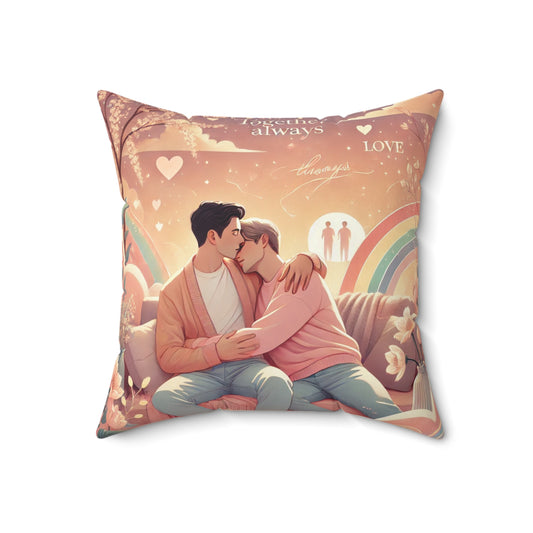 Spun Polyester Square Pillow