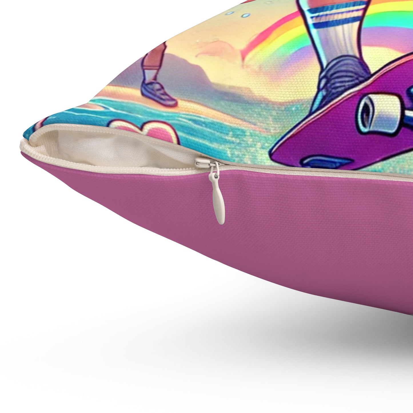 Spun Polyester Square Pillow