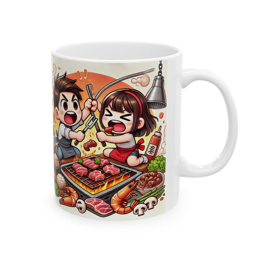 Funny Foodie Ceramic Mug - Chef & BBQ Lovers Gift - 11oz & 15oz