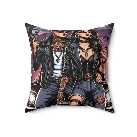 Spun Polyester Square Pillow