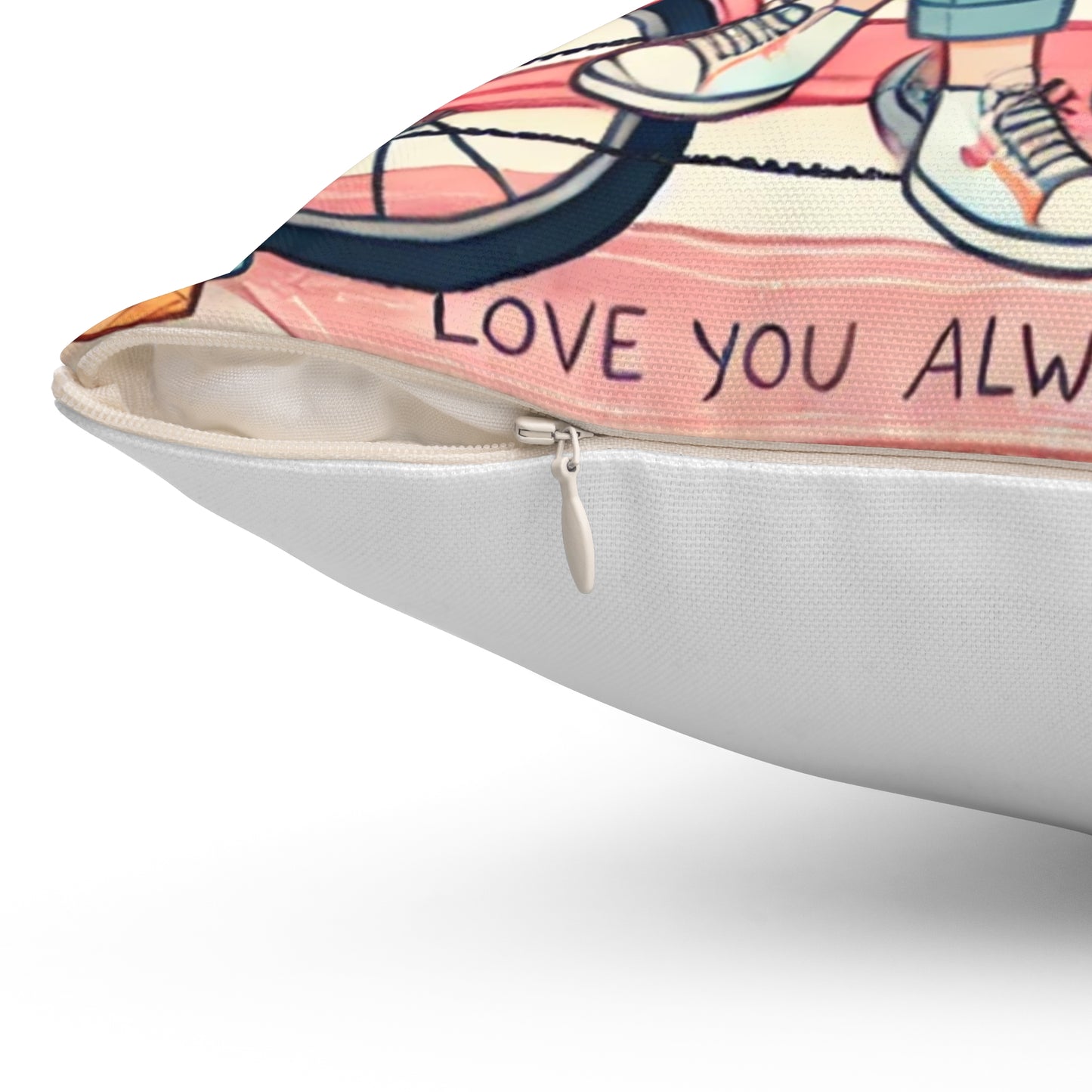 Spun Polyester Square Pillow