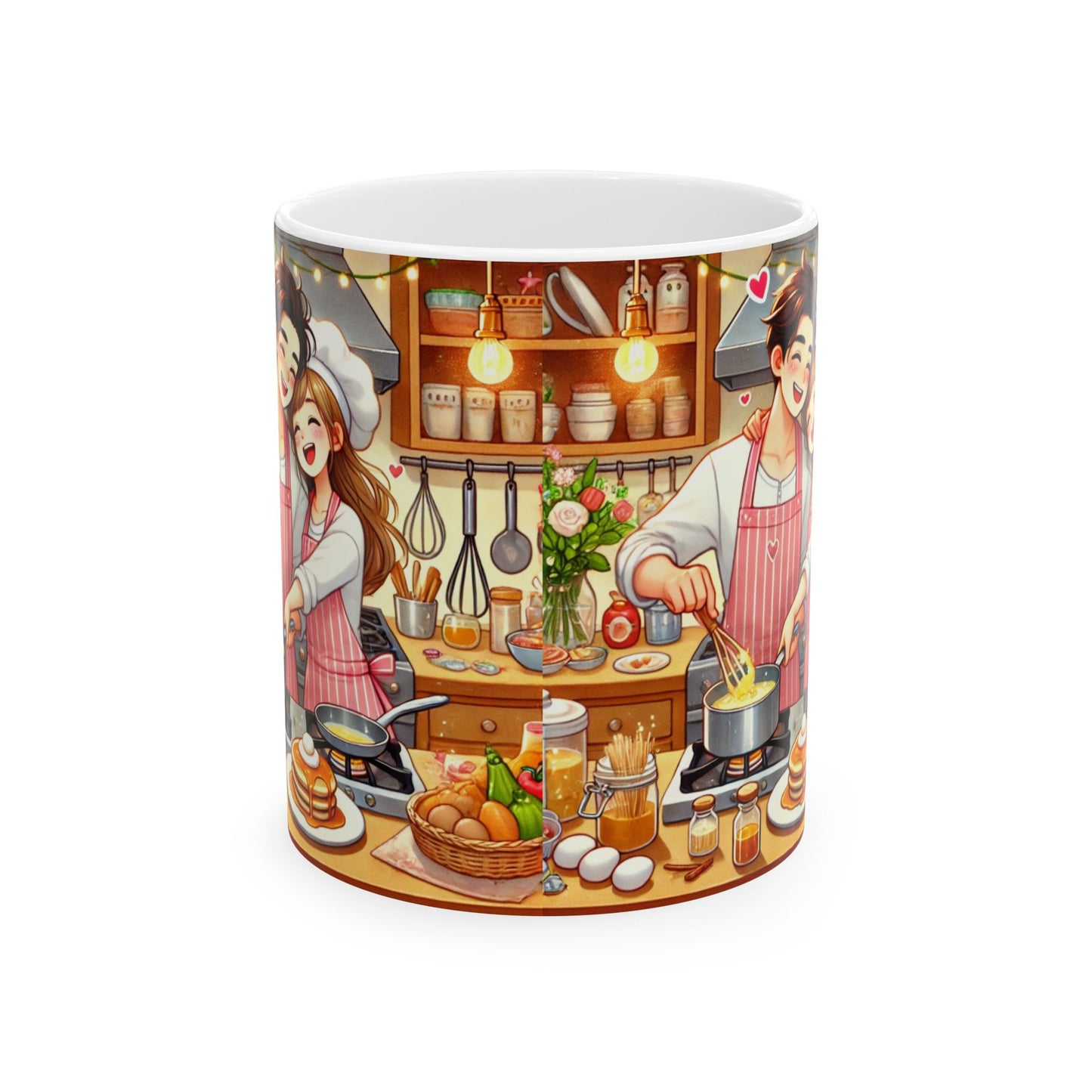 Cozy Kitchen Ceramic Mug - Perfect Gift for Home Chefs and Cooking Enthusiasts