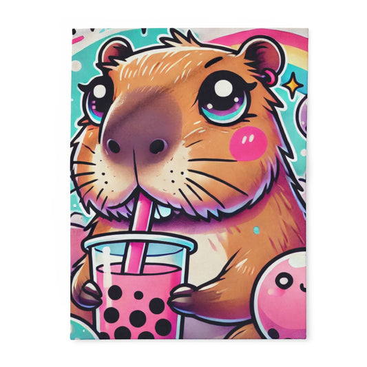 Colorful Gummy Bear Fleece Blanket | Cozy Animal-Themed Home Decor