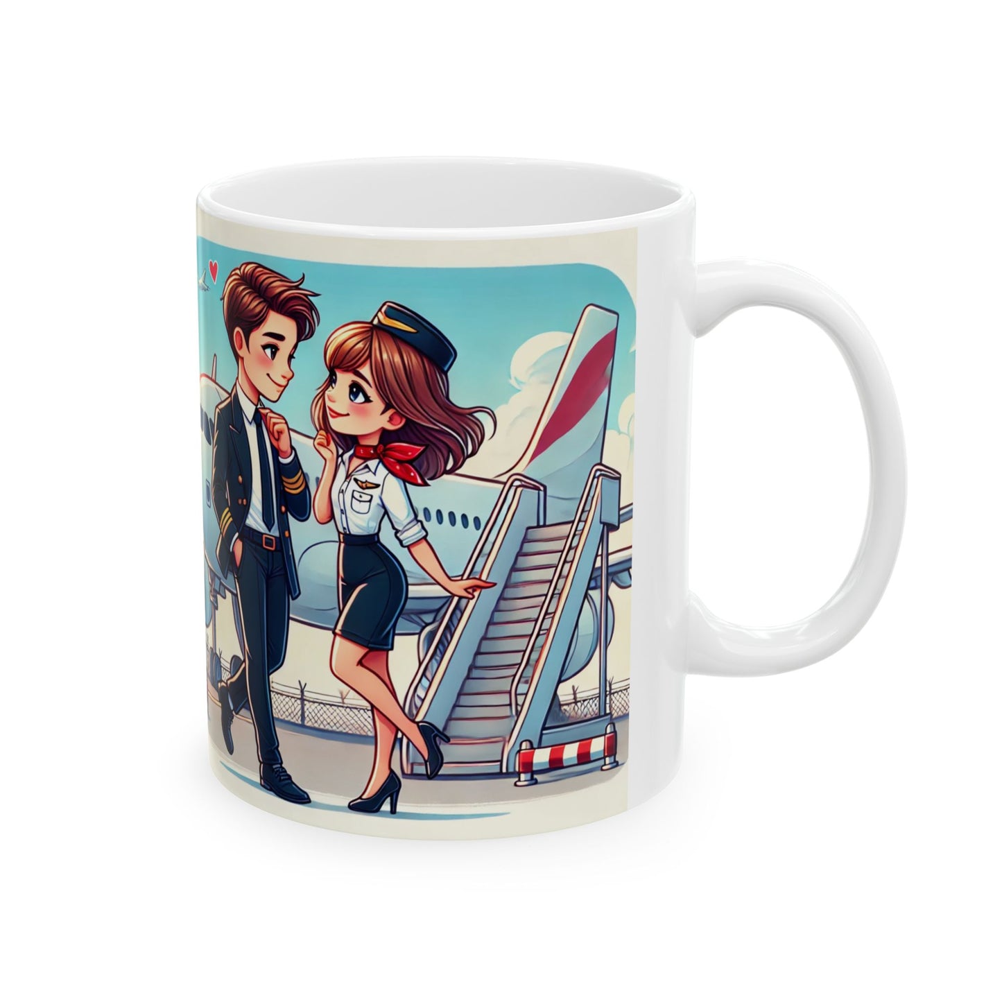 Airline Adventure Ceramic Mug – Perfect Gift for Travel Lovers