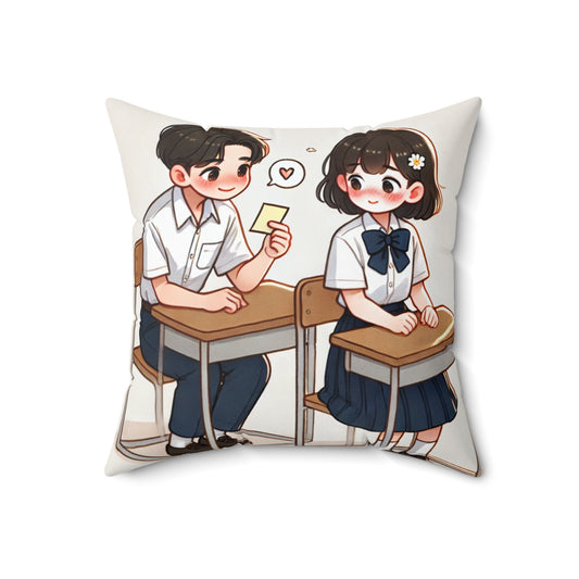 Spun Polyester Square Pillow