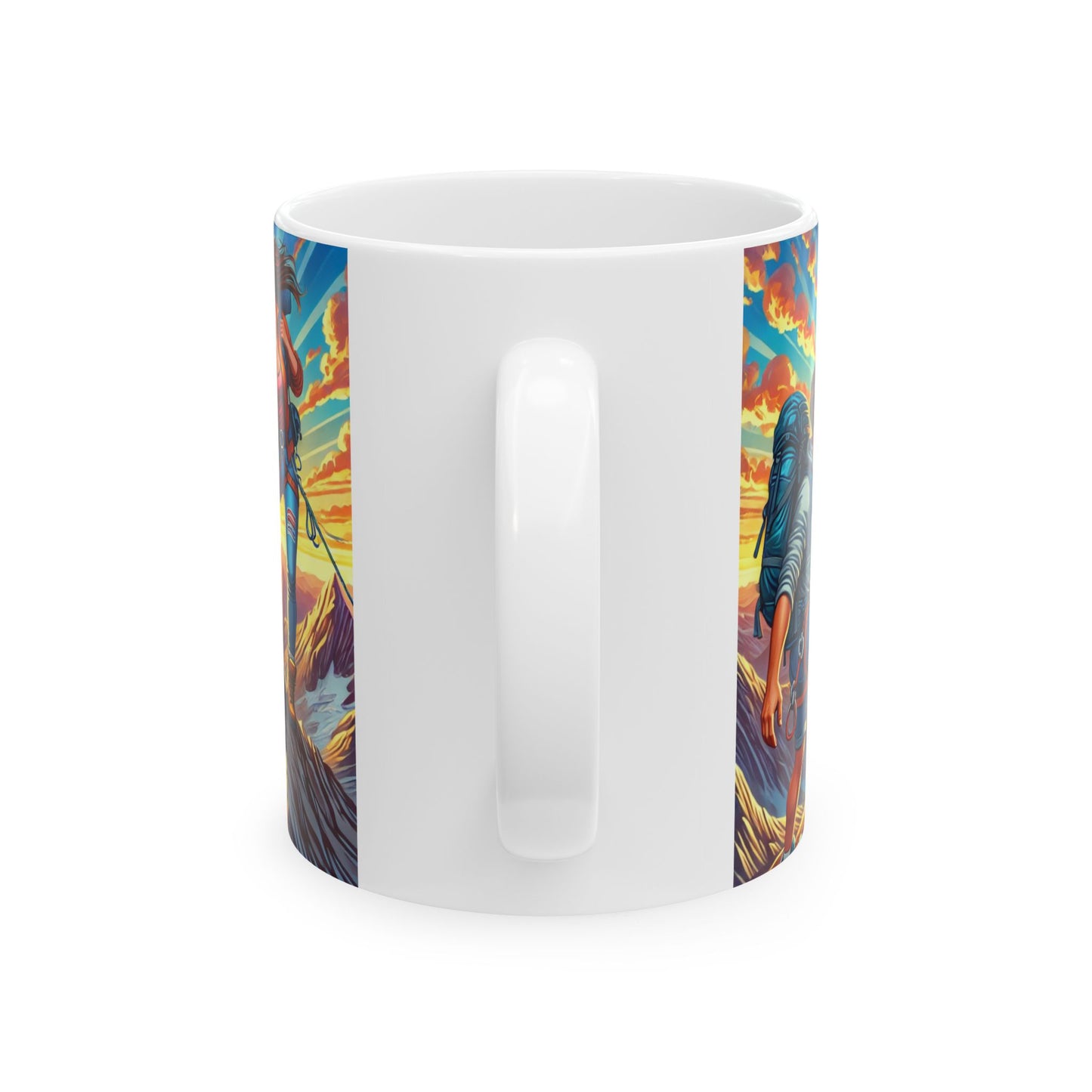 Adventure Couples Ceramic Mug - Perfect Gift for Outdoor Enthusiasts