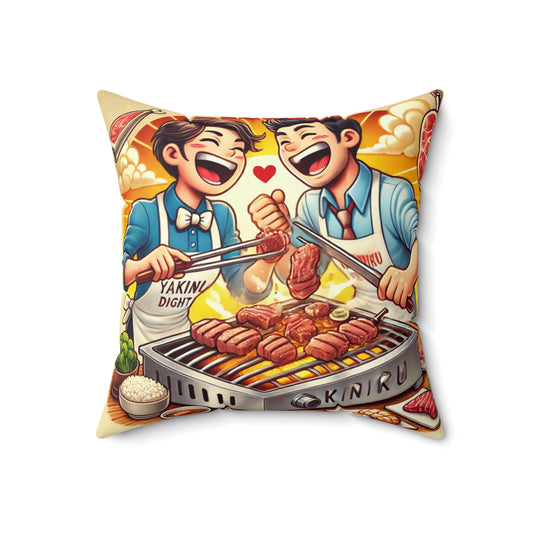Spun Polyester Square Pillow