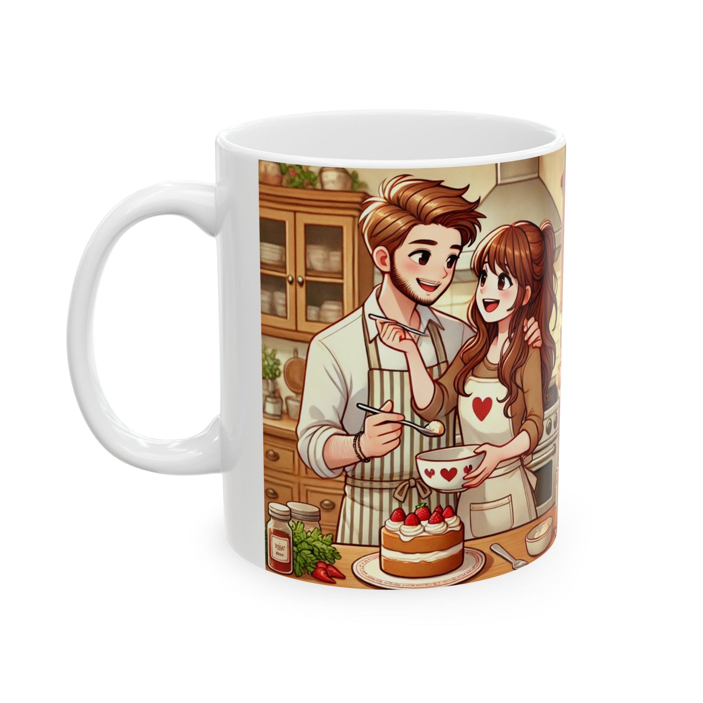 Cozy Kitchen Ceramic Mug - Perfect for Home Chefs & Food Lovers