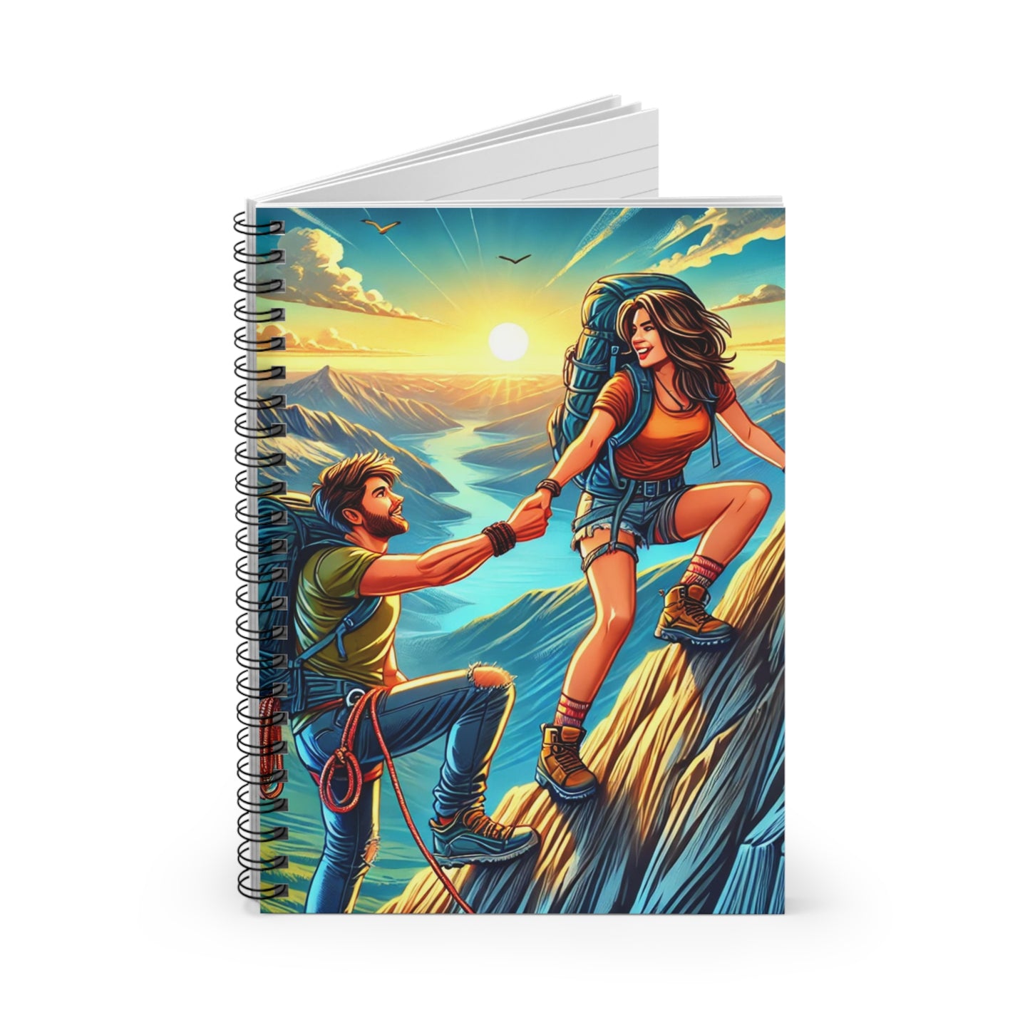 Adventure Seekers Spiral Notebook - Perfect for Hiking Enthusiasts