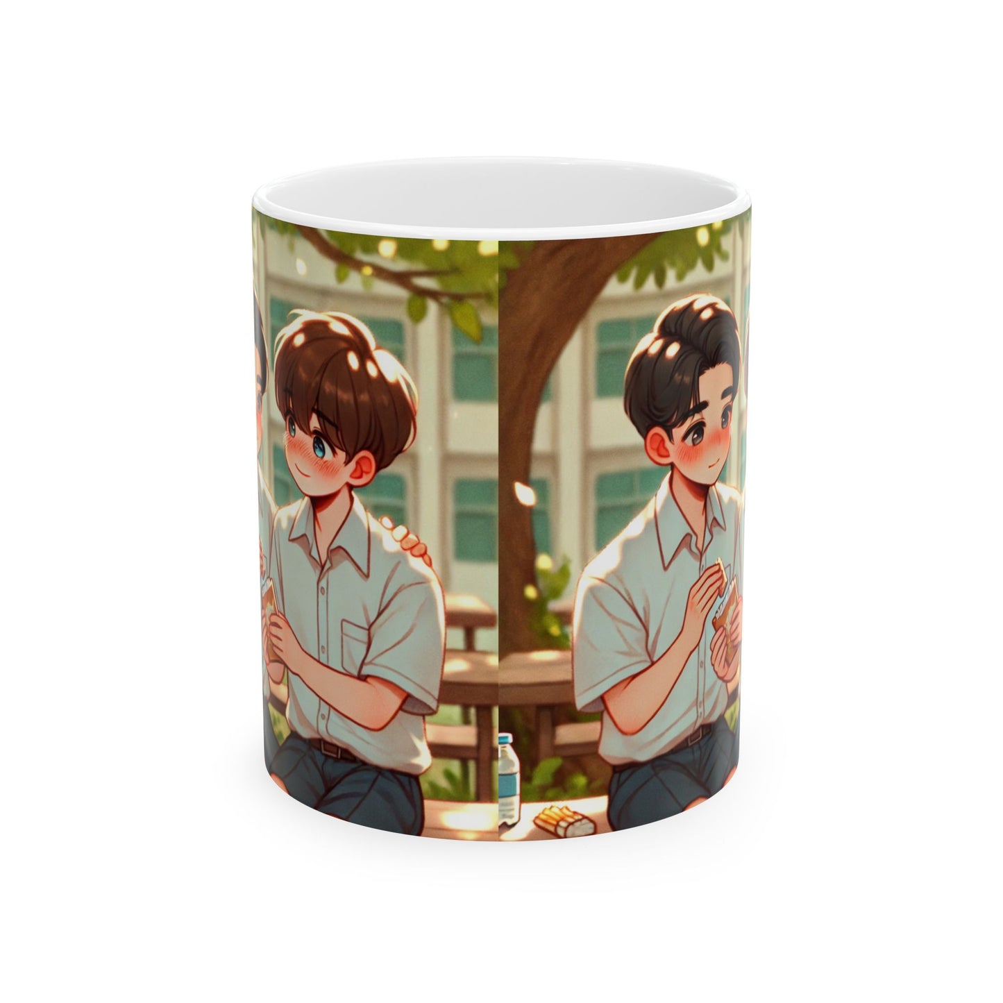 Cute Anime Friends Ceramic Mug - Perfect for Coffee Lovers