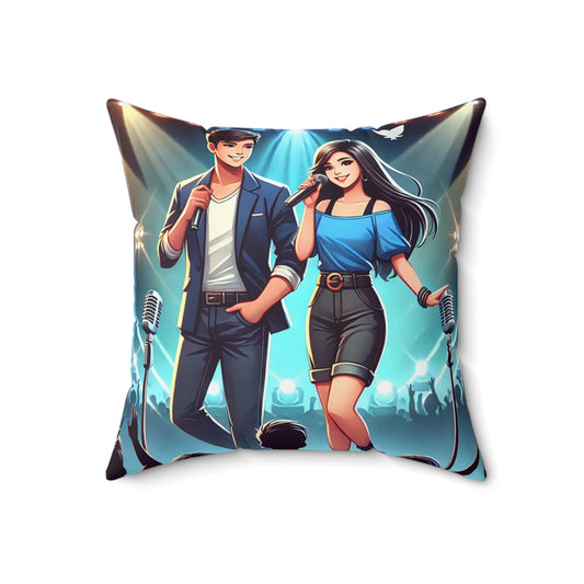 Spun Polyester Square Pillow
