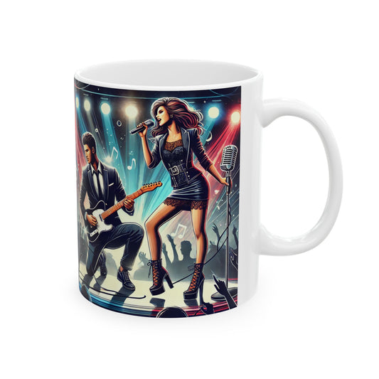 Rockstar Concert Ceramic Mug - 11oz & 15oz Coffee Cup