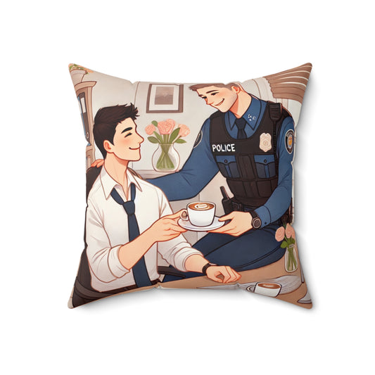 Spun Polyester Square Pillow