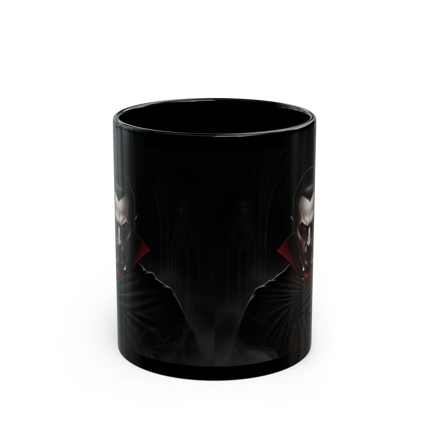 Gothic Vampire Mug, Perfect for Halloween, Coffee Lovers, Gift for Horror Fans, 11oz or 15oz, Dark Aesthetic Drinkware