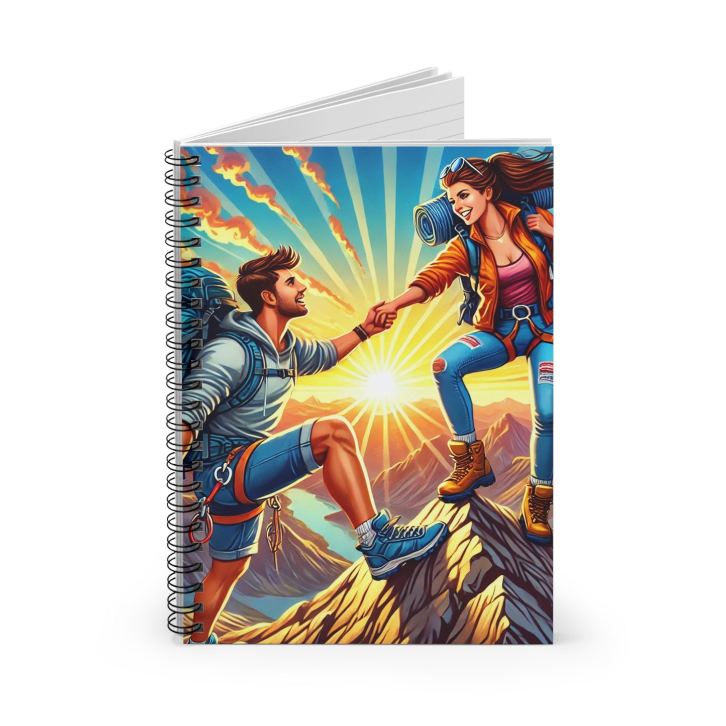 Adventure Couples Notebook - Ruled Line for Creative Minds