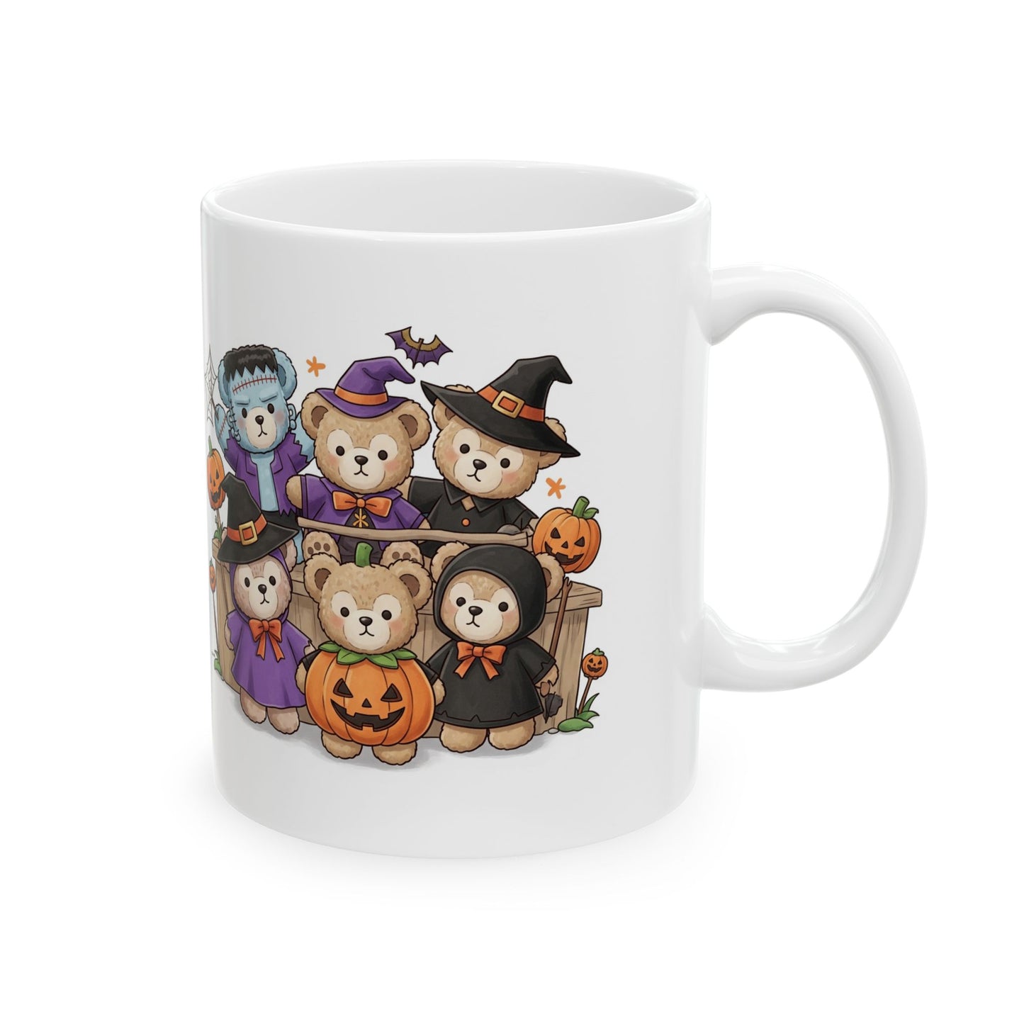 Halloween-Themed Ceramic Mug with Cute Monsters and Pumpkins, Perfect for Seasonal Coffee and Tea Lovers, Great Gift Idea for Fall, [...]
