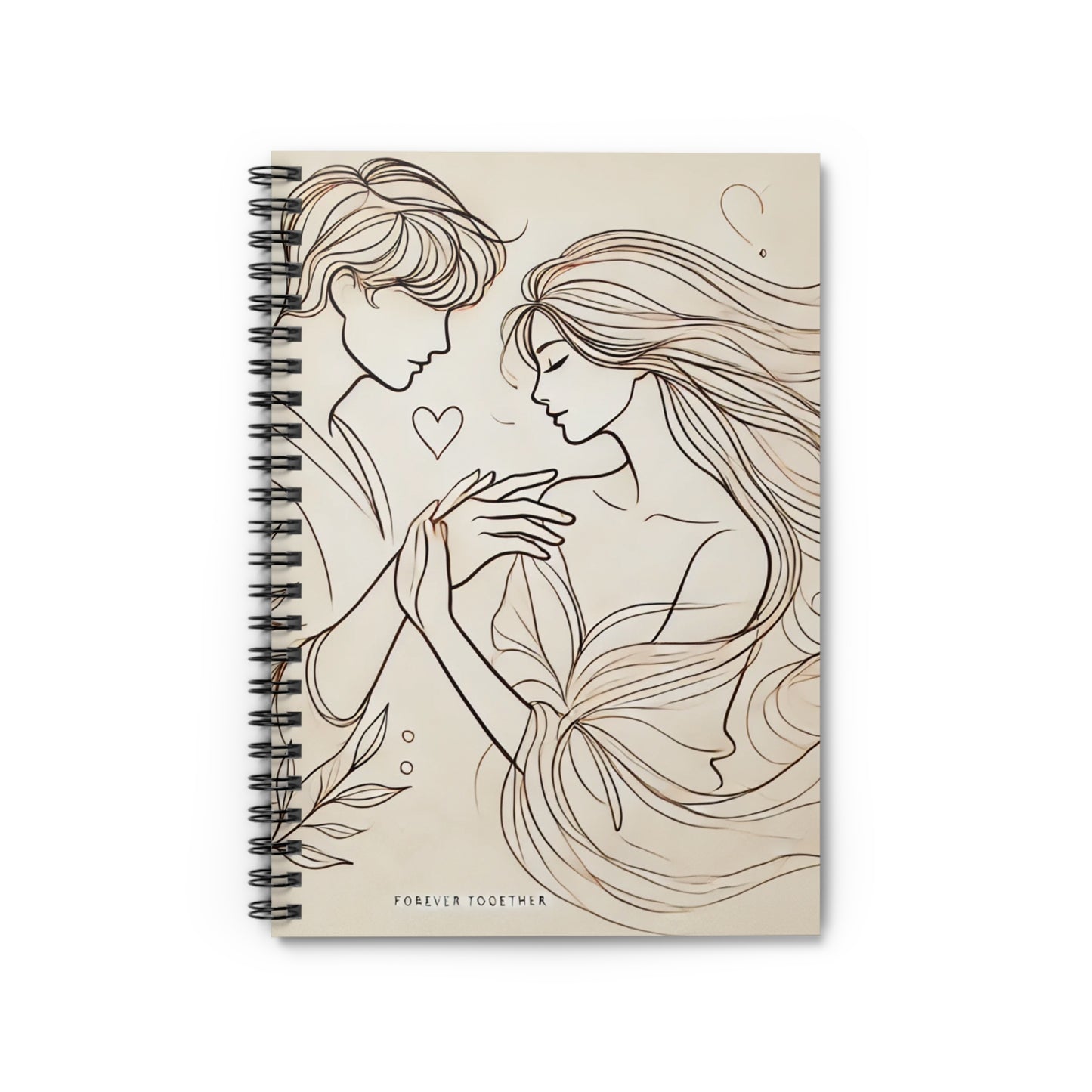 Romantic Spiral Notebook - Forever Together