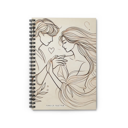 Romantic Spiral Notebook - Forever Together