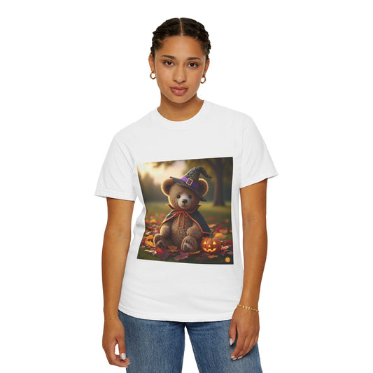 Halloween Teddy Bear T-shirt, Unisex Tee, Fall Fashion, Autumn Outfit, Halloween Costume, Kid-Friendly Apparel