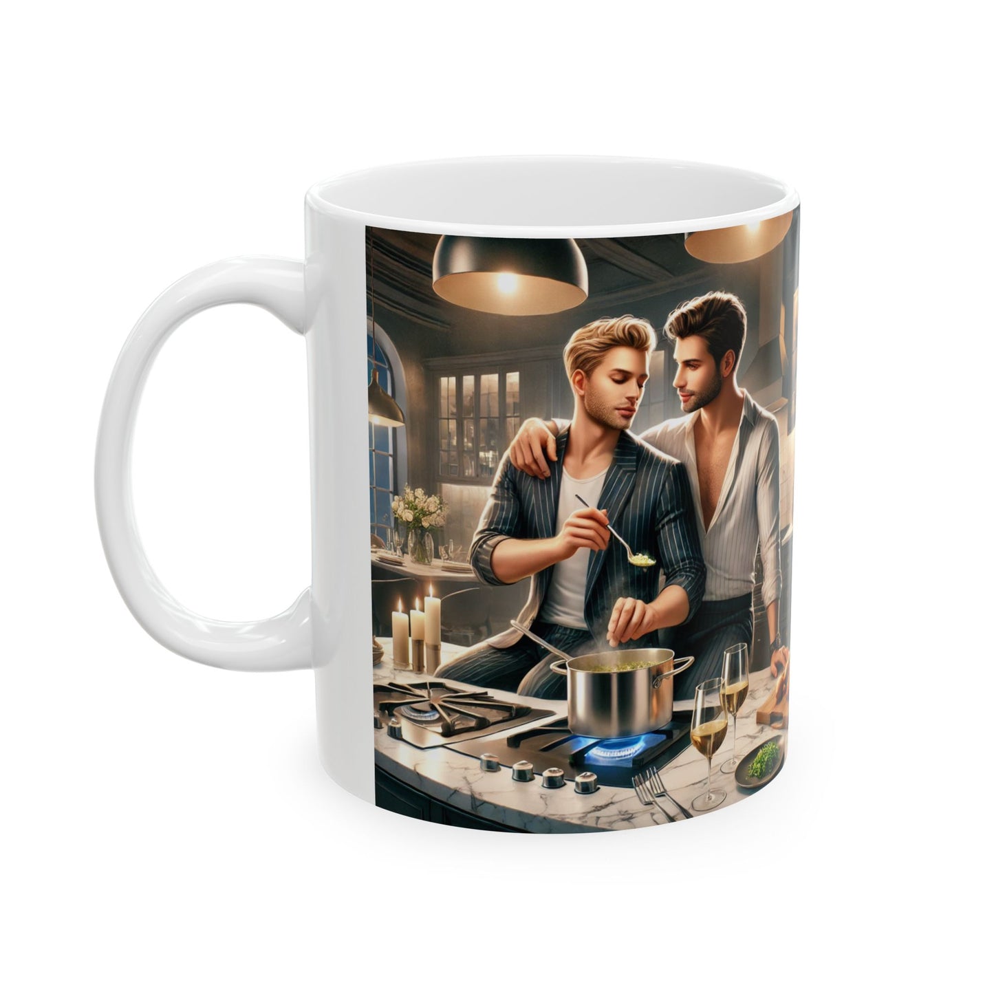 Romantic Chef Ceramic Mug - 11oz & 15oz