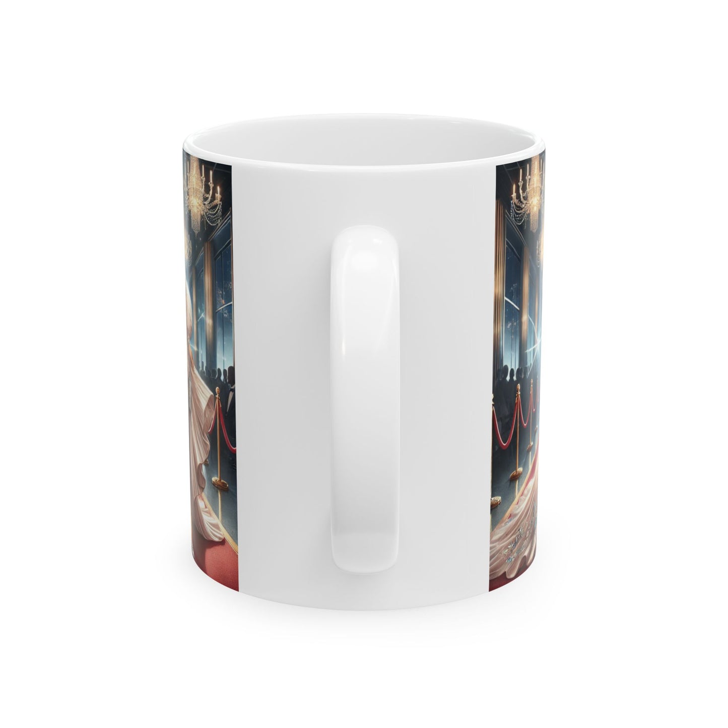 Glamorous Hollywood Ceramic Mug - Perfect for Movie Lovers & Gift Giving