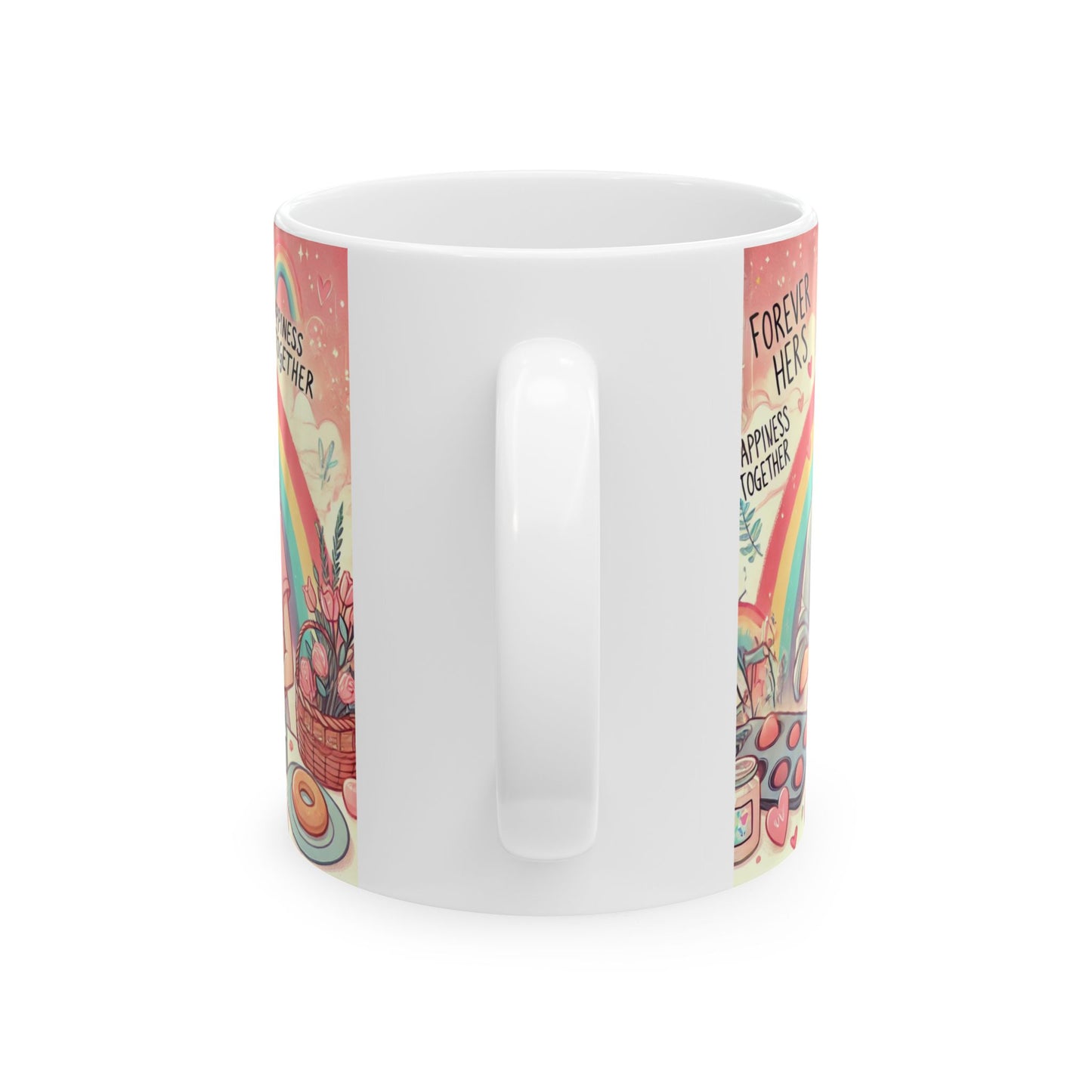 Forever Yours Ceramic Mug - 11oz & 15oz | Perfect Gift for Friends & Couples