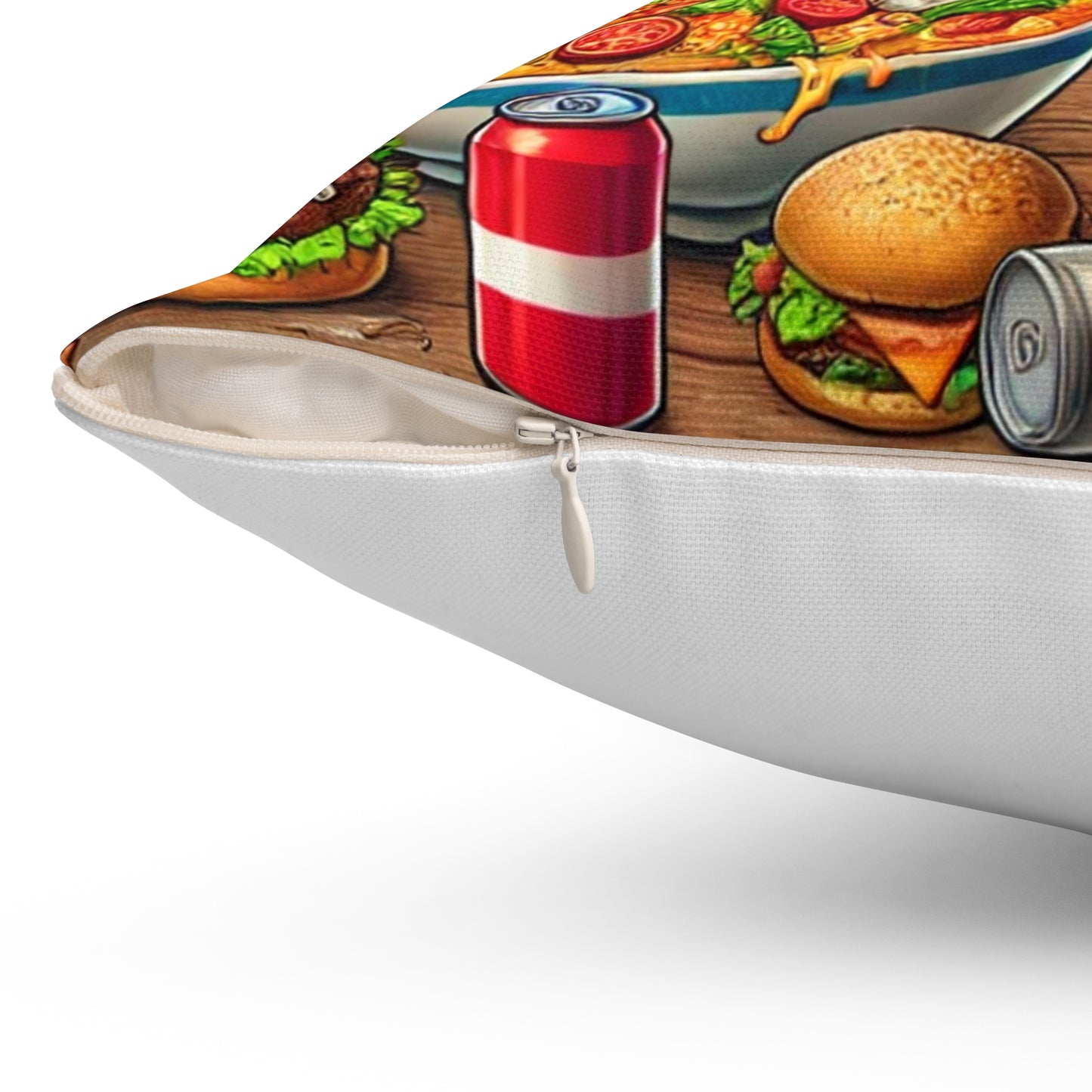 Spun Polyester Square Pillow