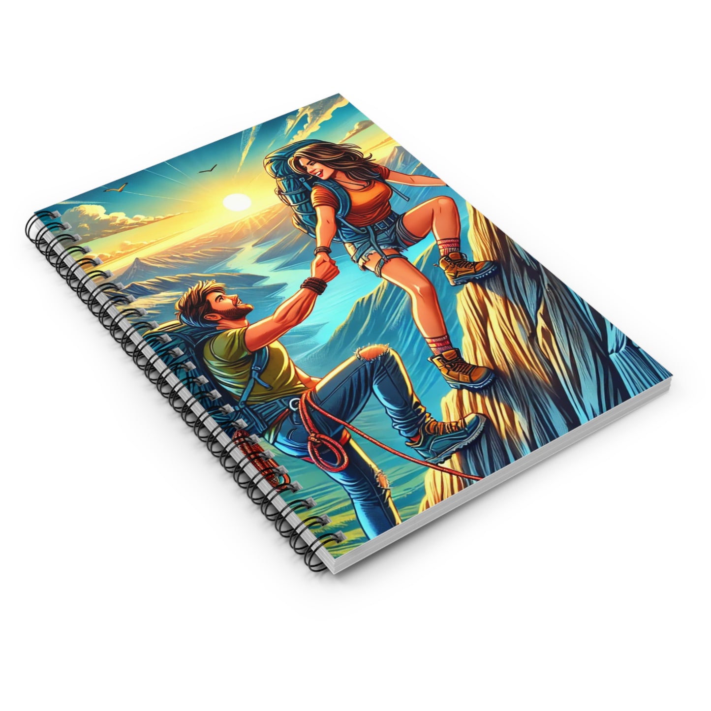 Adventure Seekers Spiral Notebook - Perfect for Hiking Enthusiasts