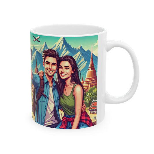 Adventure Love Ceramic Travel Mug - 11oz & 15oz