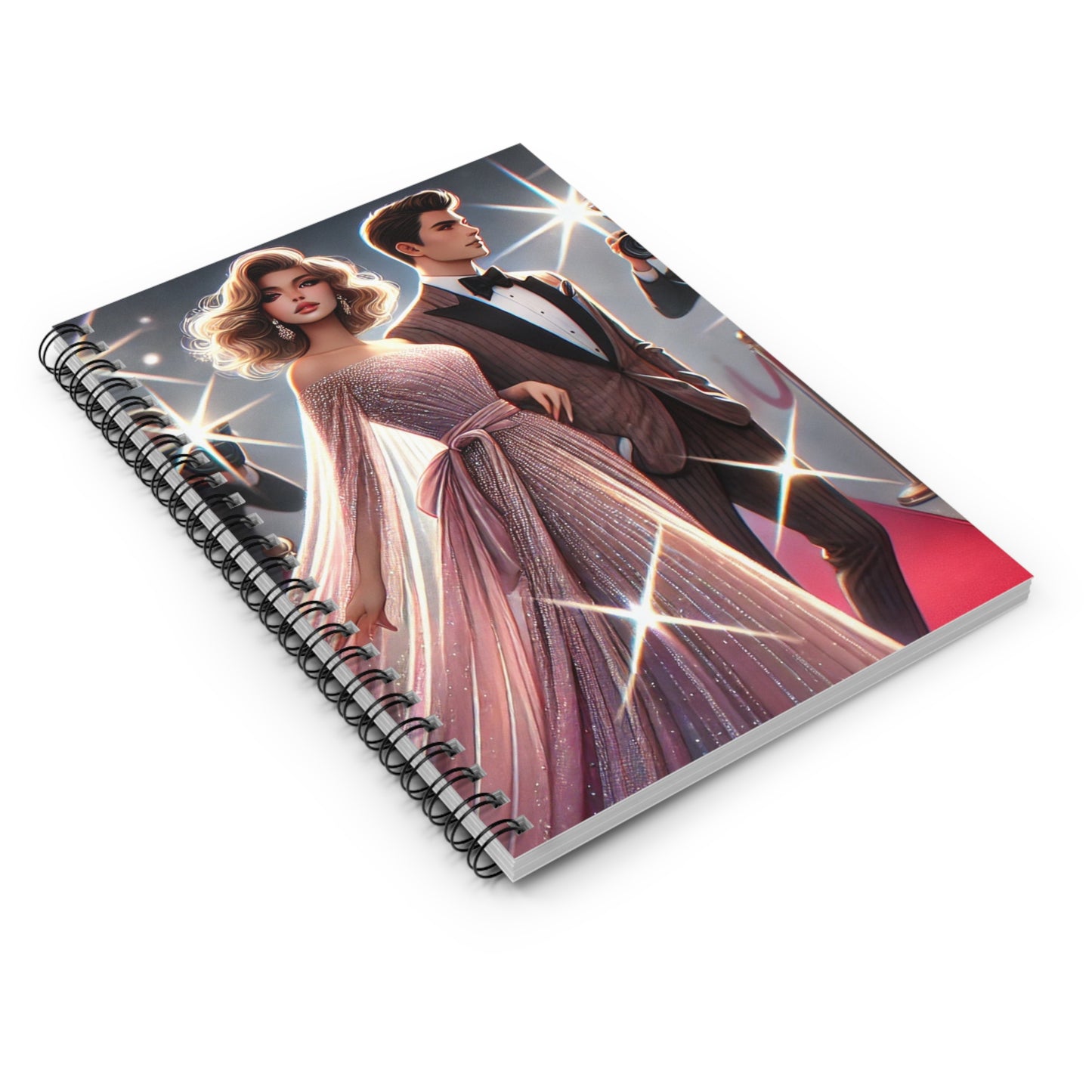 Glamorous Spiral Notebook - Ruled Line for Creative Souls