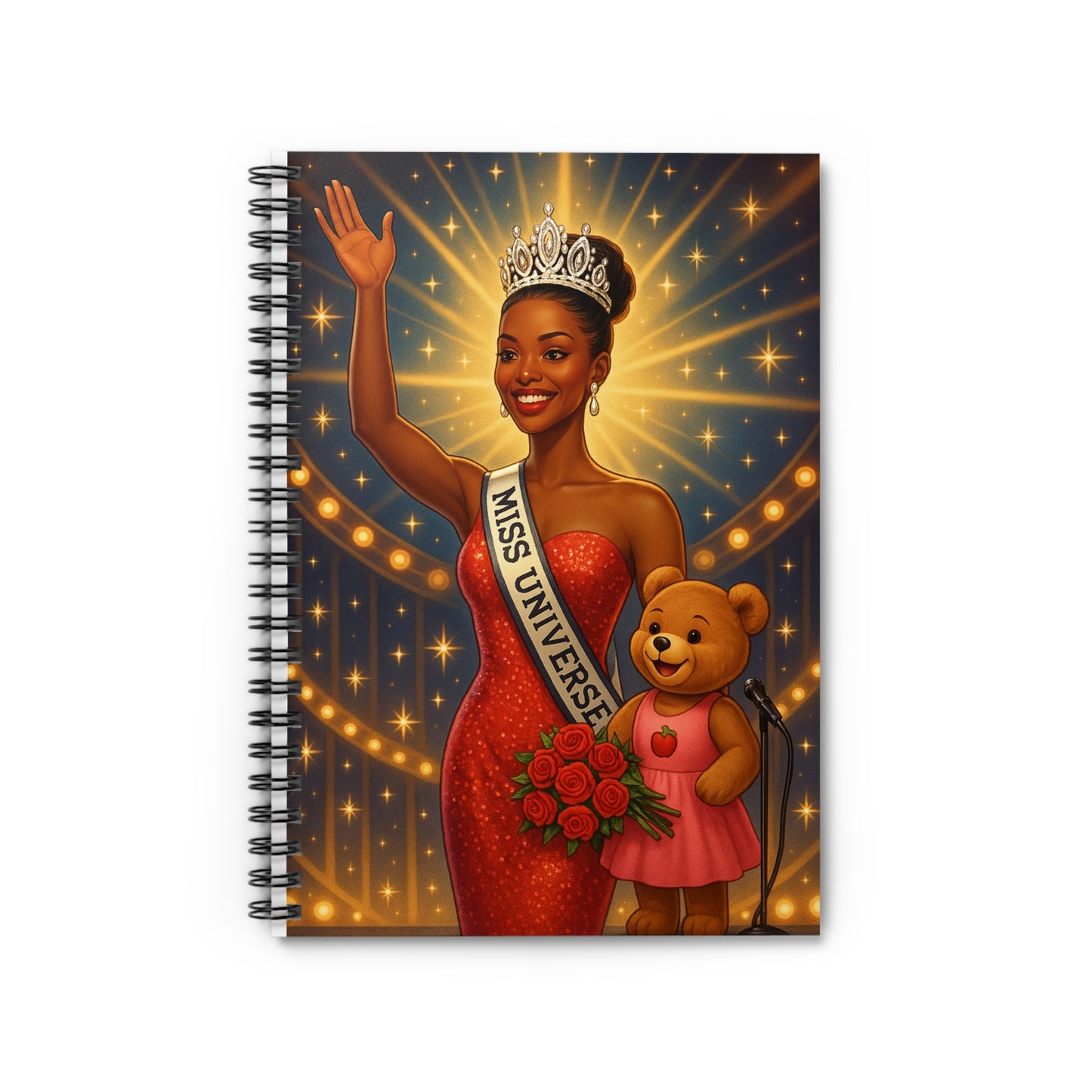 Empowering Miss Universe Spiral Notebook - Ruled Line for Creative Minds