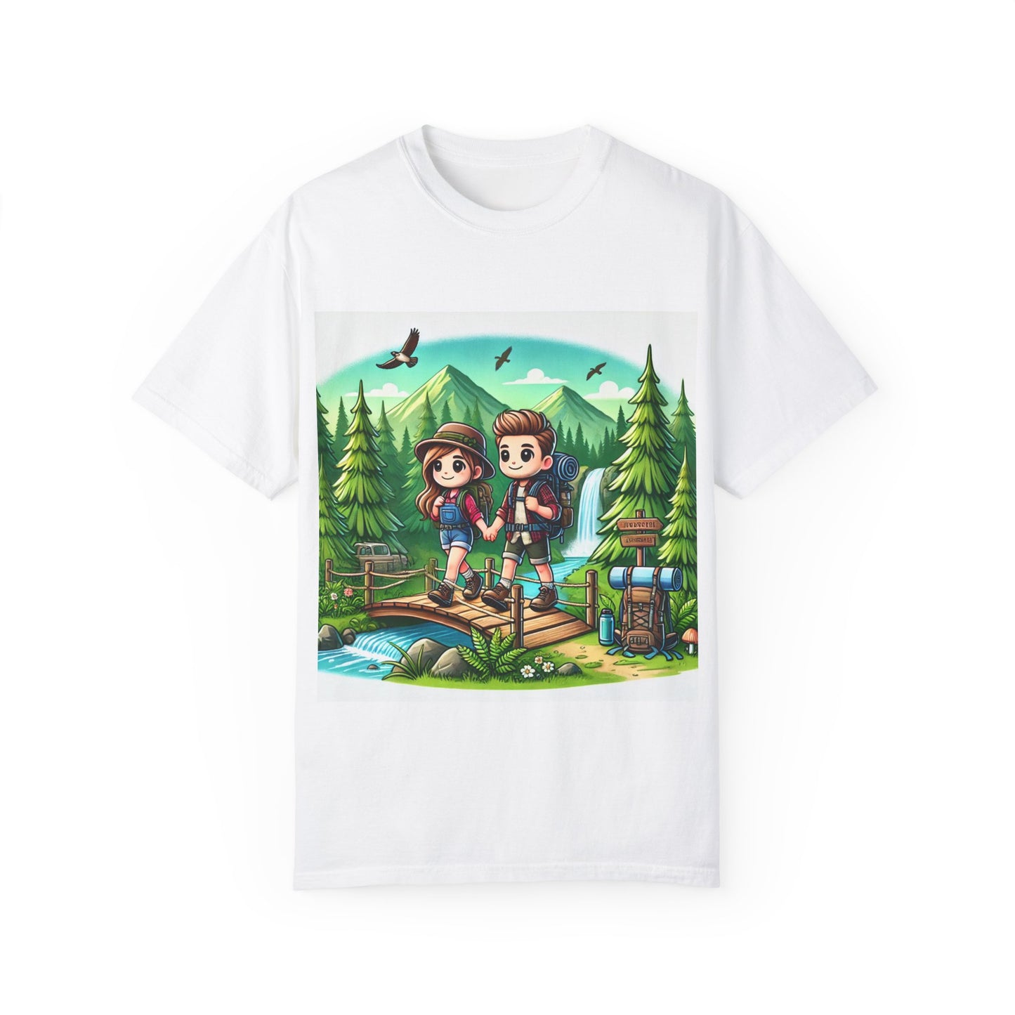 Adventure Awaits Graphic T-Shirt - Unisex Nature Design
