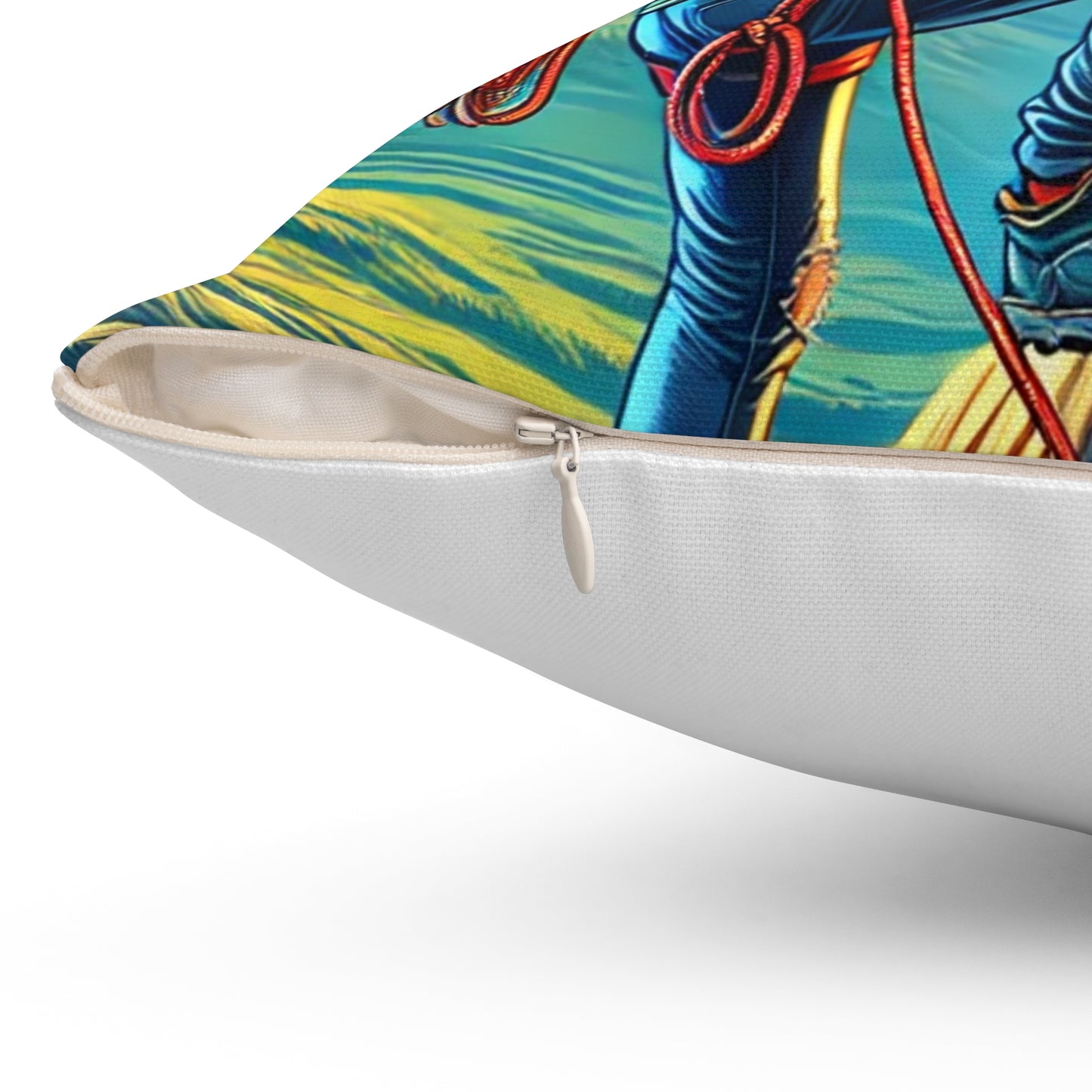 Adventure Seekers Square Pillow - 'Reach New Heights' Design