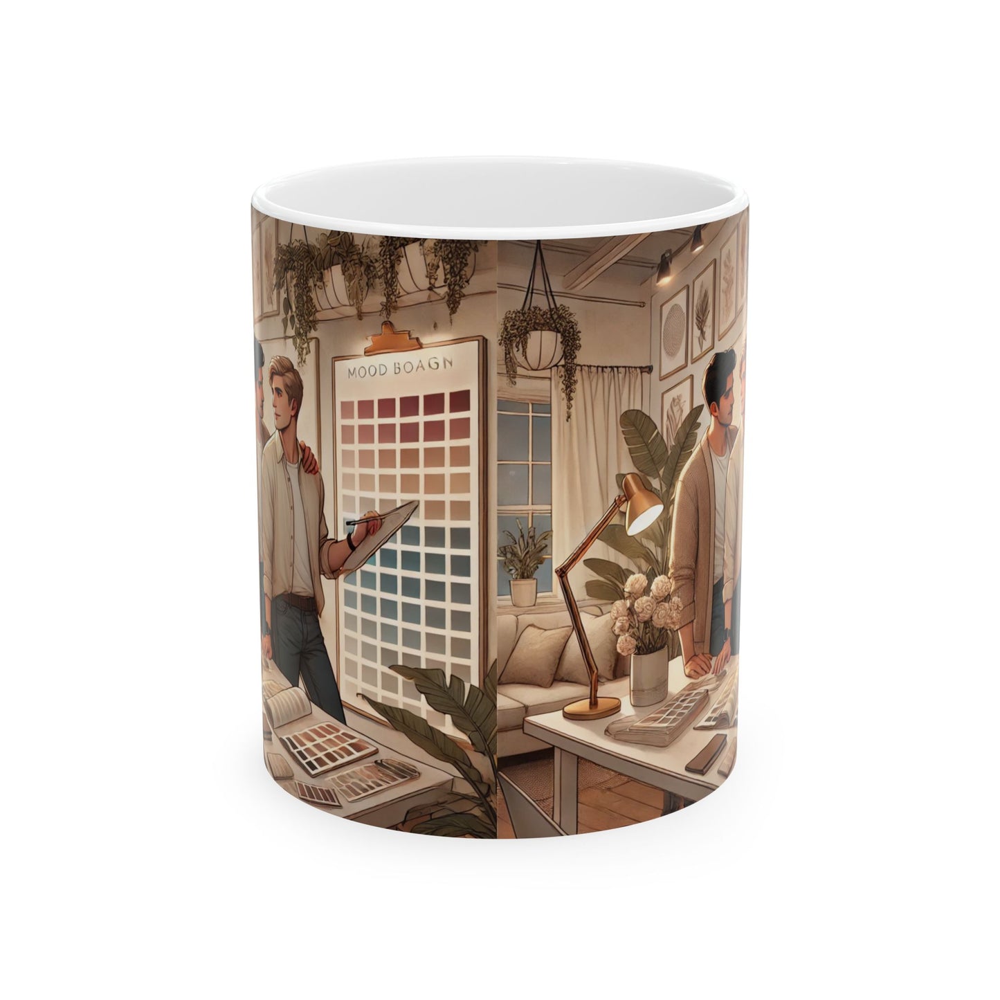 Artistic Ceramic Mug - Modern Home Decor Design | 11oz & 15oz Sizes