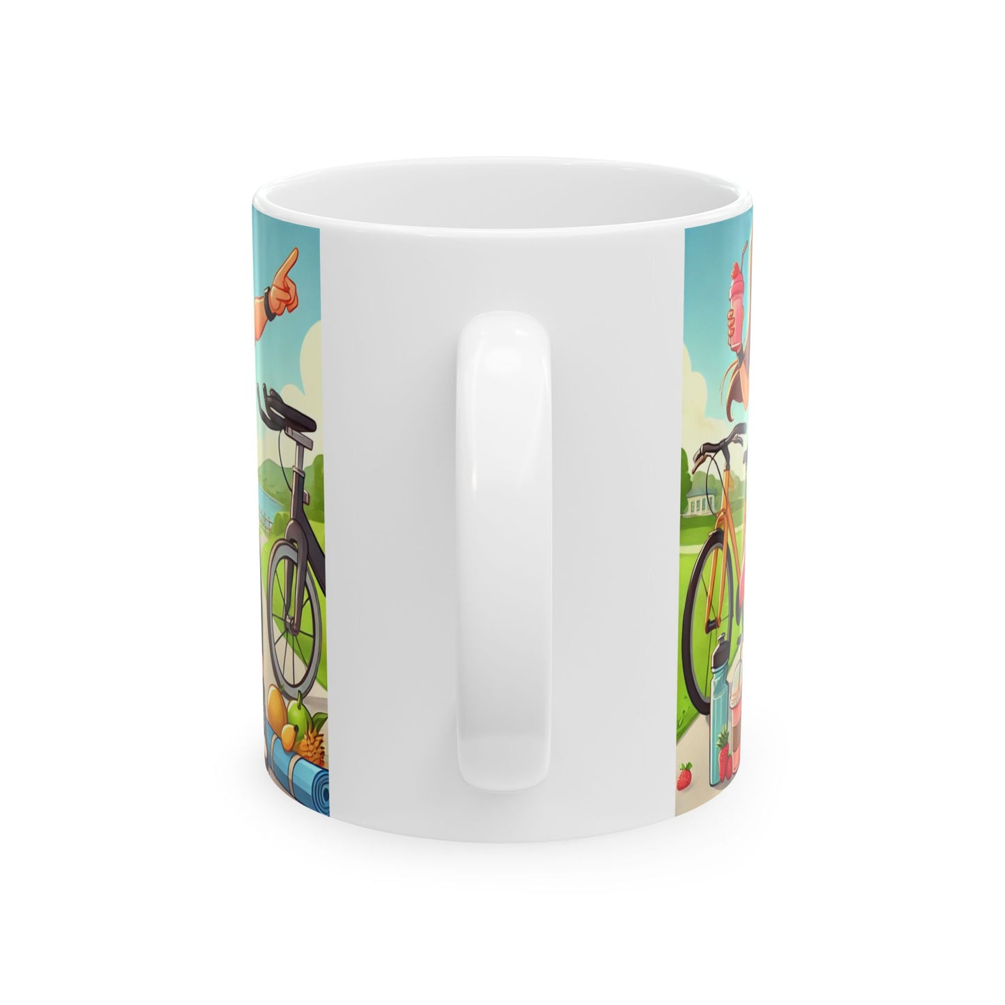 Active Lifestyle Ceramic Mug - 11oz & 15oz