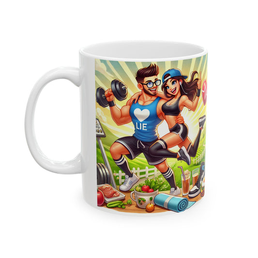 Fitness Motivation Ceramic Mug - 11oz & 15oz Versions