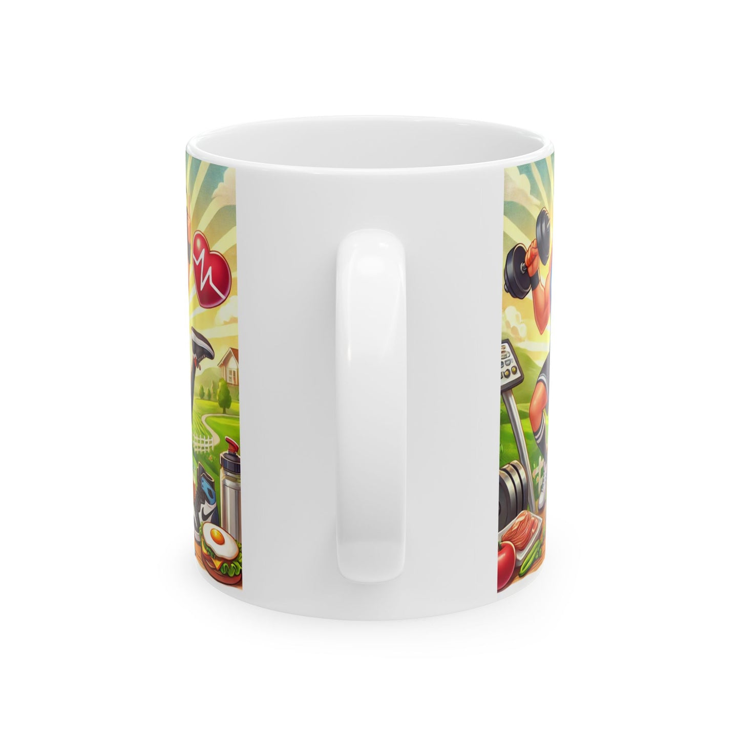 Fitness Motivation Ceramic Mug - 11oz & 15oz Versions