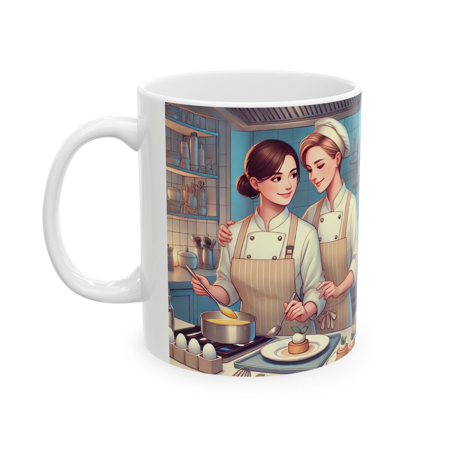 Culinary Inspiration Ceramic Mug – Perfect for Chefs & Food Lovers