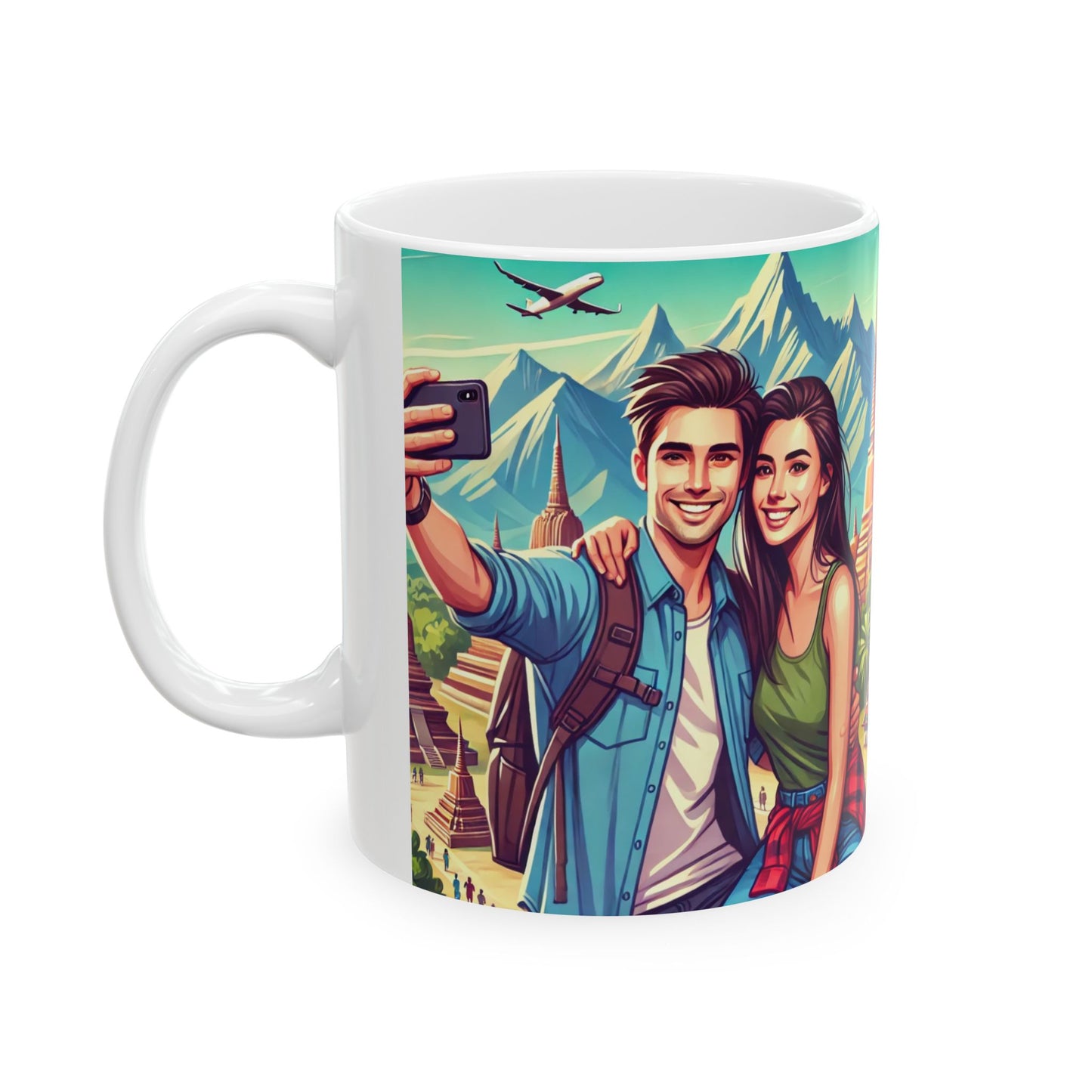Adventure Love Ceramic Travel Mug - 11oz & 15oz