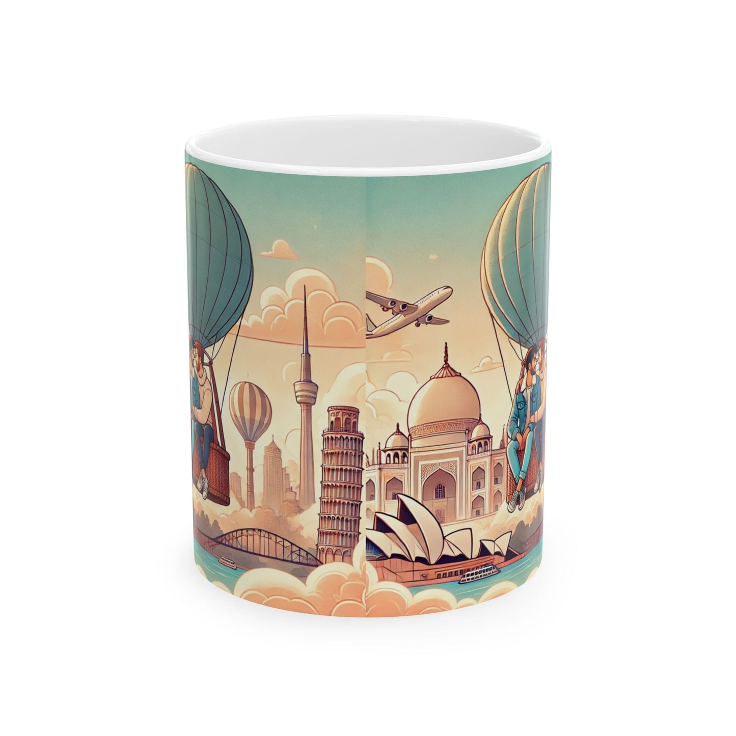 Adventure Travel Ceramic Mug - 11oz & 15oz