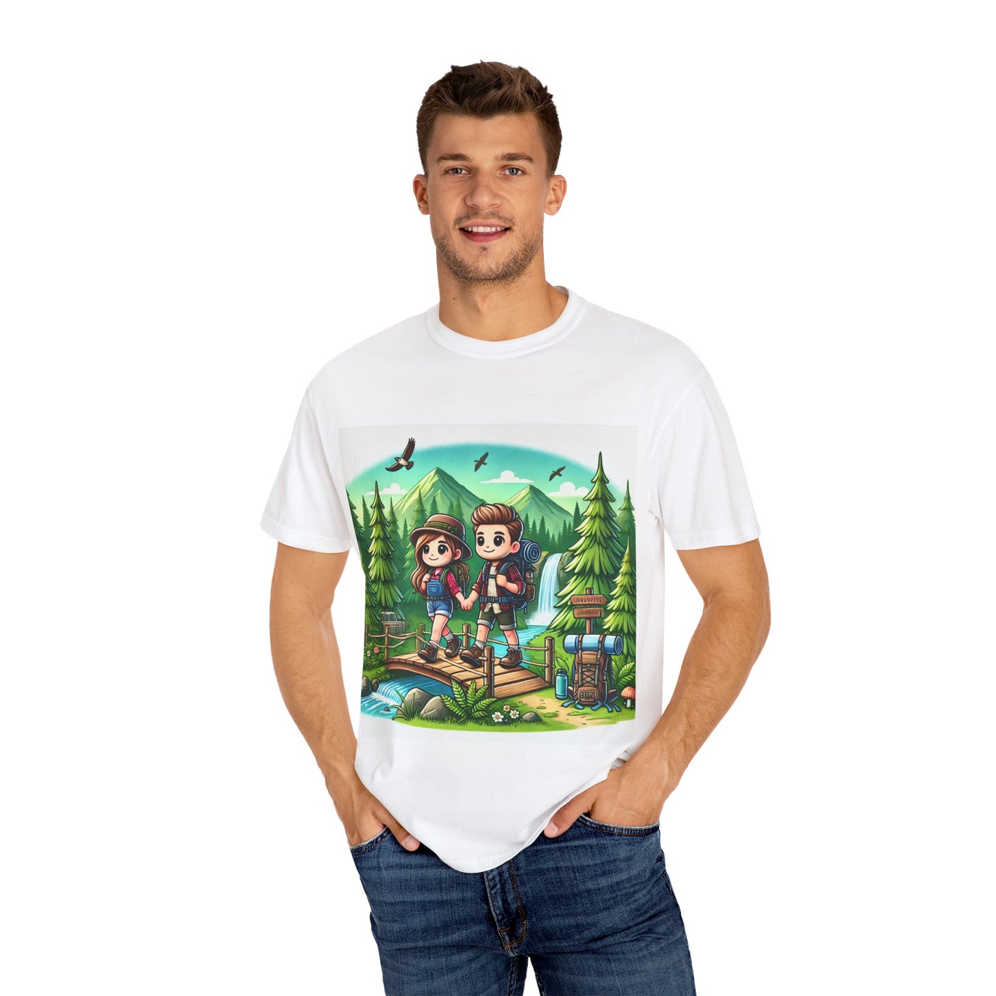 Adventure Awaits Graphic T-Shirt - Unisex Nature Design