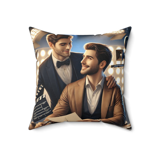 Spun Polyester Square Pillow