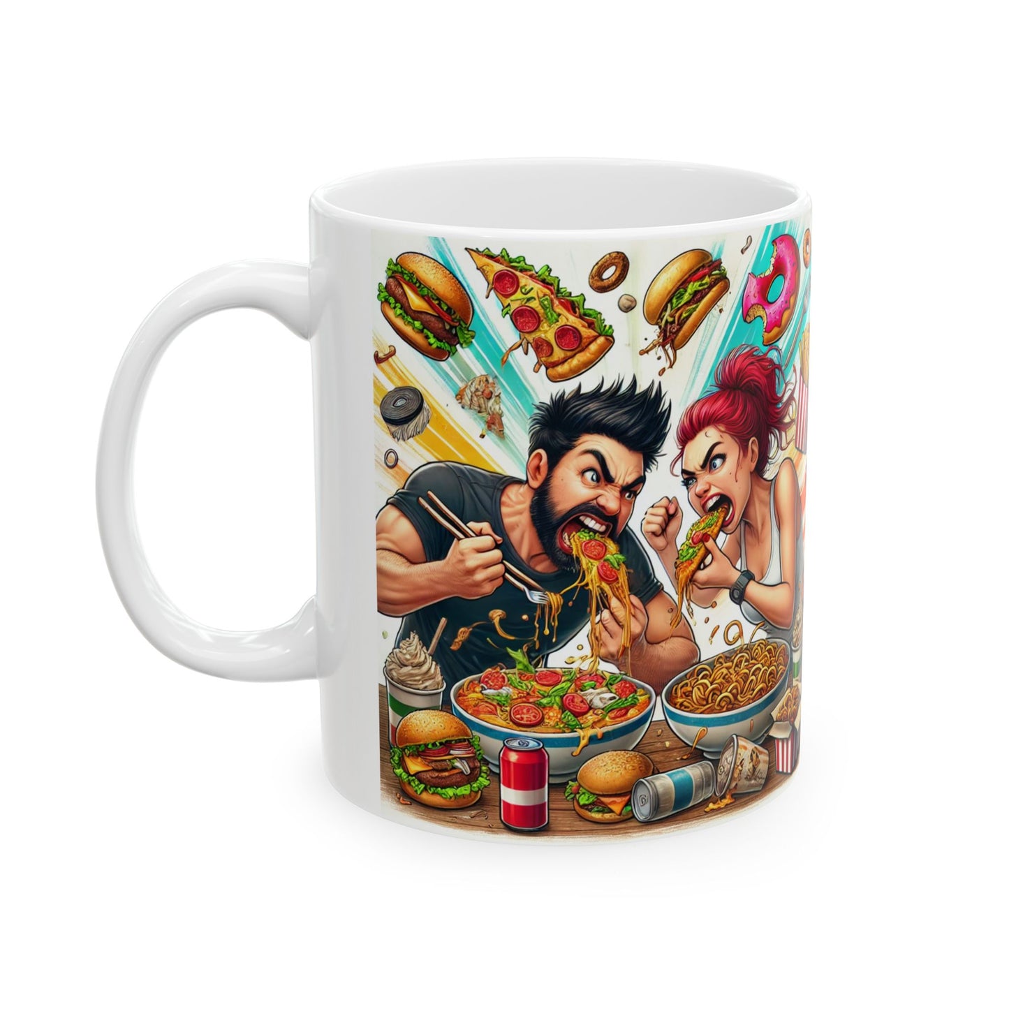 Fun Foodie Ceramic Mug | 11oz & 15oz | Perfect for Food Lovers and Casual Gatherings