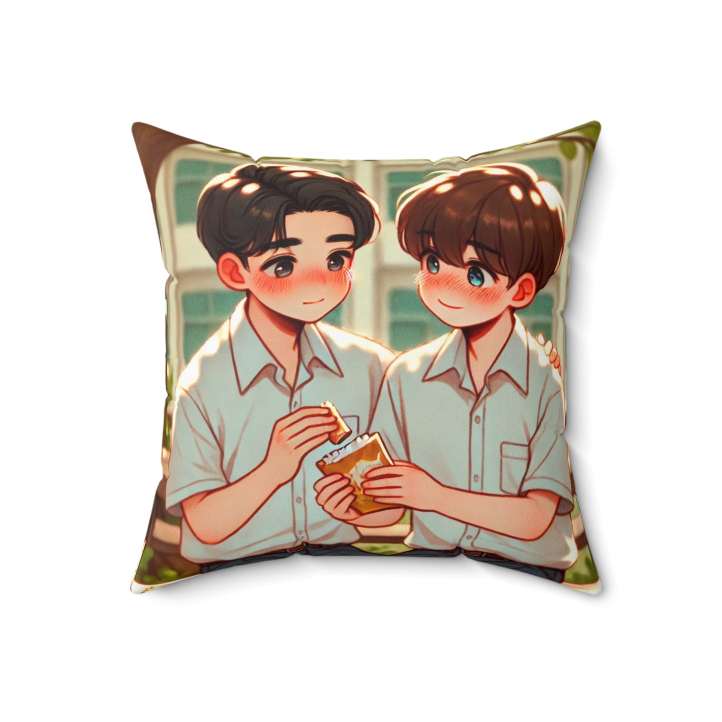 Spun Polyester Square Pillow