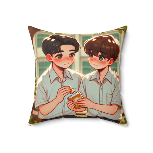 Spun Polyester Square Pillow