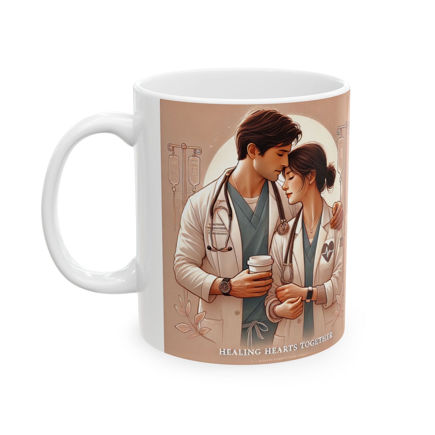 Healing Together Ceramic Mug | Inspirational Gift for Healthcare Workers | 11oz & 15oz