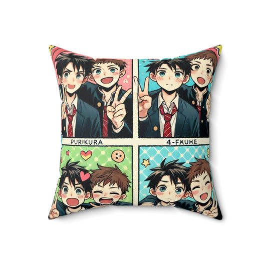 Spun Polyester Square Pillow