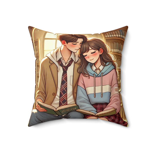 Spun Polyester Square Pillow