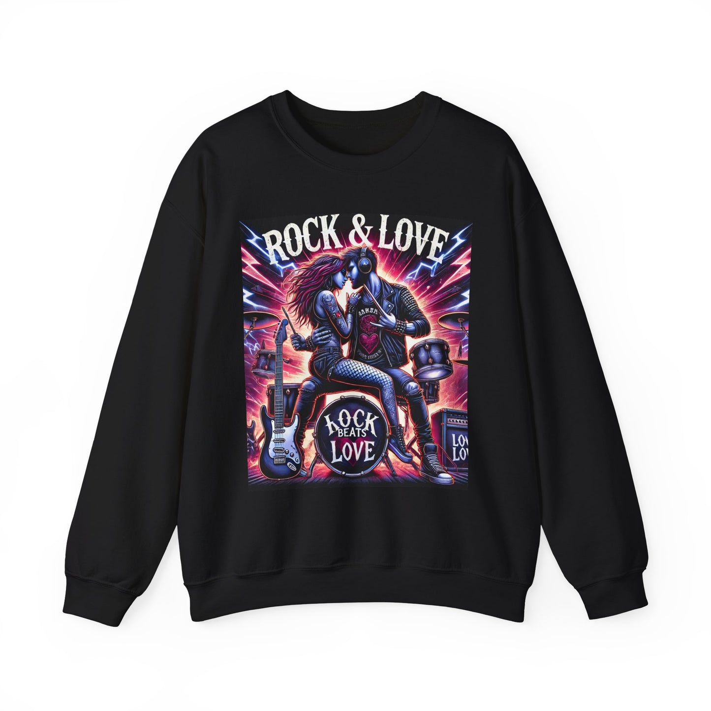 Rock & Love Sweatshirt for Music Lovers