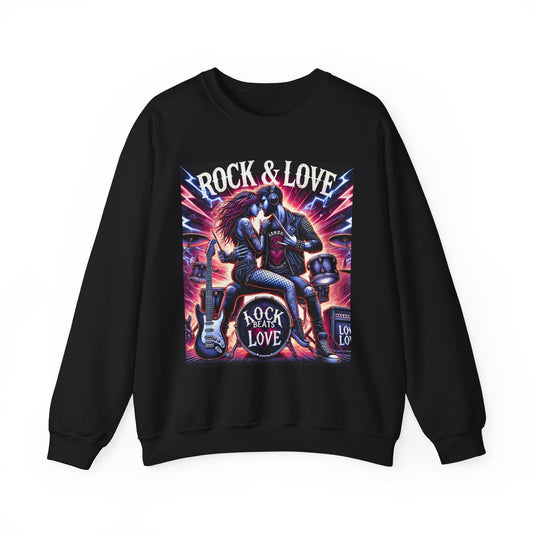 Rock & Love Sweatshirt for Music Lovers